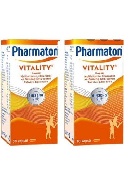 Pharmaton حيوية 40 ملغ - 30 كبسولة 2 عبوة