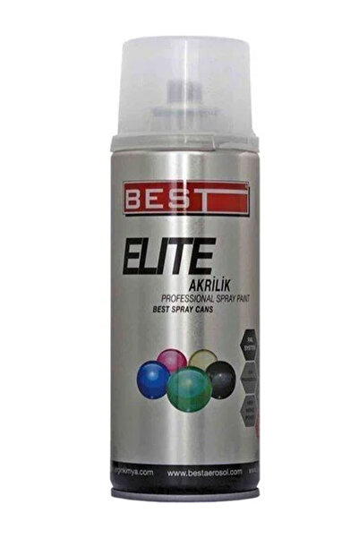 Best Elite Akrilik Sprey Boya 400 ml Mat Gri Antasit Gri RAL7016