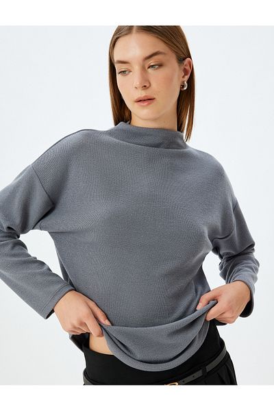 Koton 5Wak50005Ek Model Gray Women's Sweater