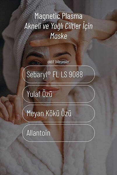 MAGNETİC PLASMA Sivilceli, Akneli Ve Yağlı Ciltler Için Maske - 100ml