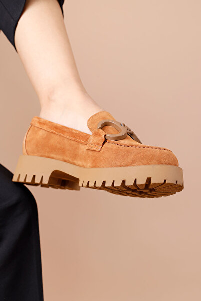 Getcho Lesanna Жіночі замшеві лофери з натуральної шкіри