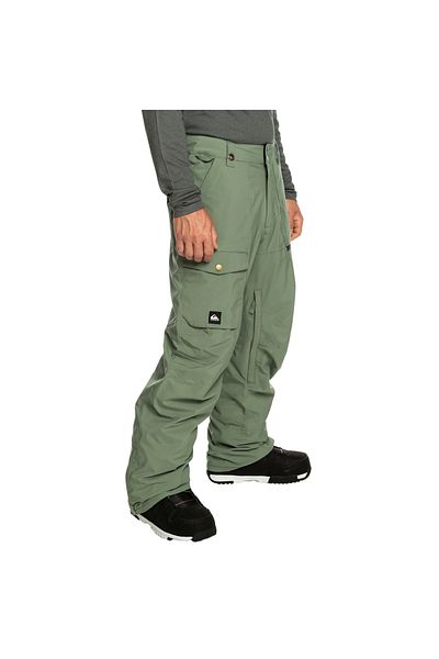 Quiksilver Men's Snowboard Pants Utility Green Ski/Snowboard Wear Men