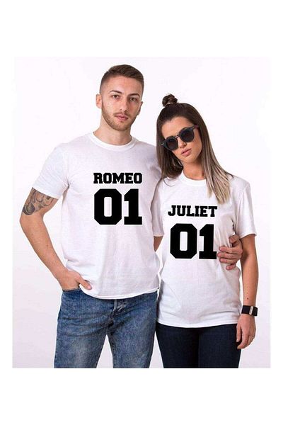 Tshirthane Romeo Juliet Lover T-Shirt - Couple Combination