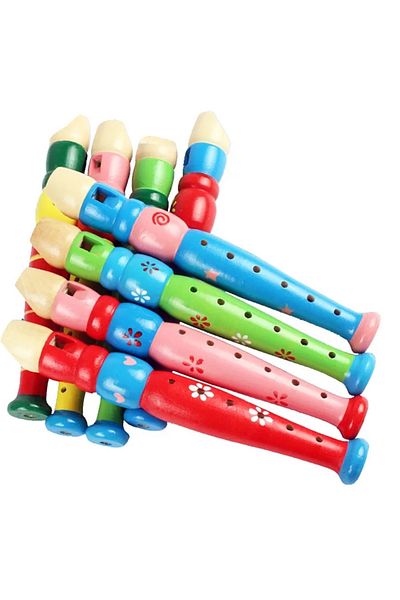 AyasEğiticiOyuncak High Quality Large Size Wooden Flute (Schools' Choice)