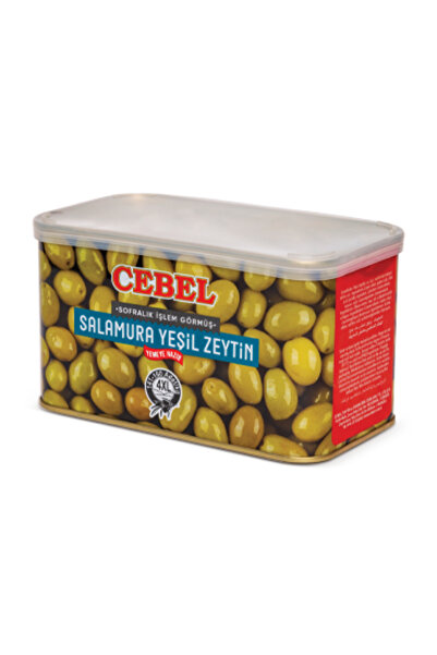 Genel Markalar Salamura Y.Zeytin 600 gr Teneke (Kokteyl) (4XL | 141-160)