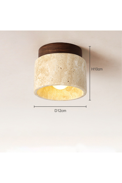 Choice black Wabi-sabi ceiling light retro yellow cave stone ancient cream wind into the hallway hallway ba