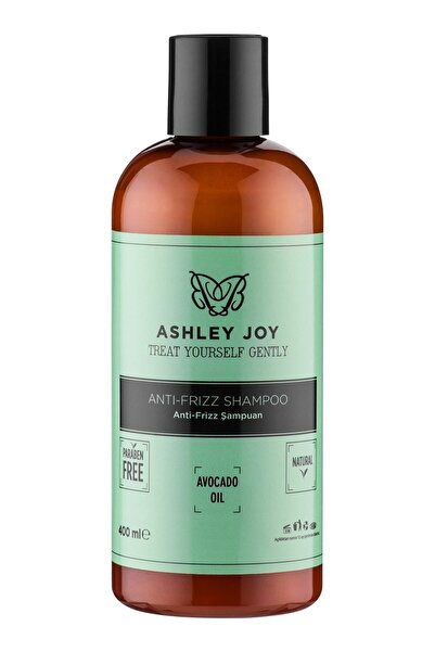 ASHLEY JOY Kabaran Saçlar Için Avokado Yağı Nemlendirici Elektriklenme Karşıtı Antifrizz Şampuan 400ml