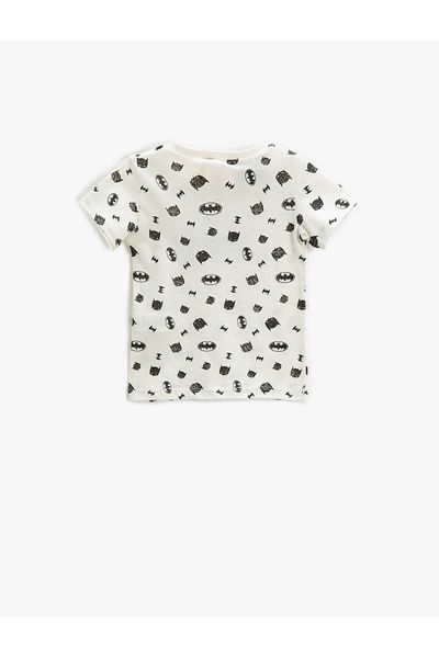 Koton Batman T-Shirt Printed Licensed Short Sleeve Crew Neck