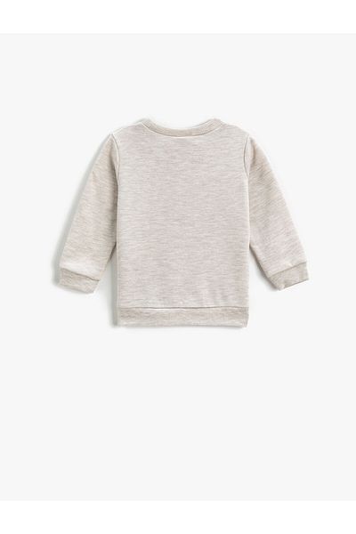Koton Crew Neck Sweatshirt - Printed
