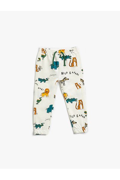 Koton Animals Printed Cotton Sweatpants