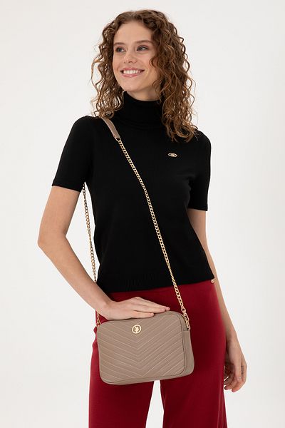 U.S. Polo Assn. Women's Mink Chain Strap Crossbody Bag 50300327 -Vr052