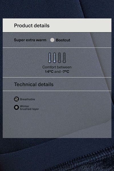 Oysho Super extra warm seamless bootcut trousers