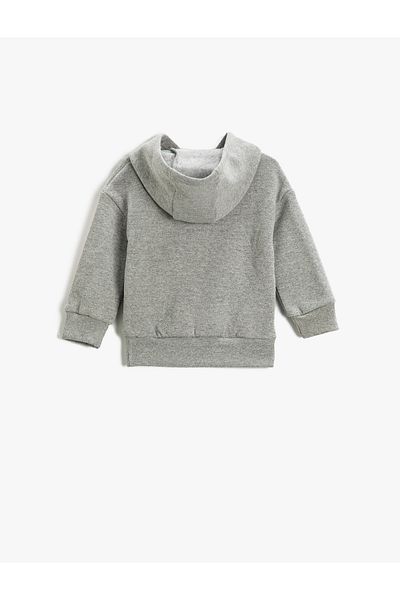 Koton Baby Girl Gray Sweatshirt 3WMG10012AK