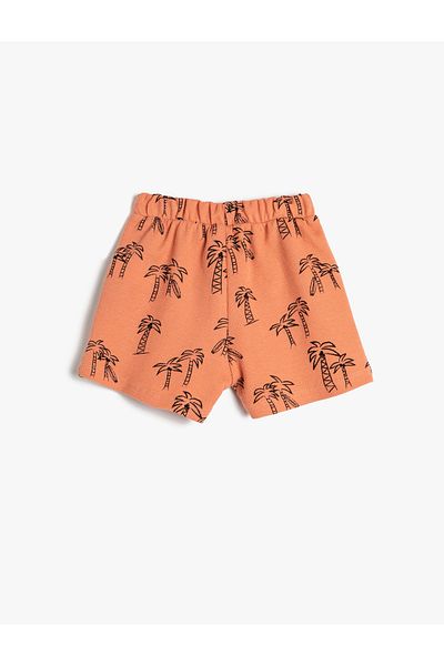 Koton Shorts Basic Tie Waist Pocket Cotton