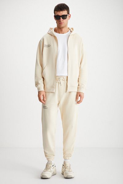 GRIMELANGE Ανδρικό κανονικό Soft Vanilla Sweat παντελόνι JANDER