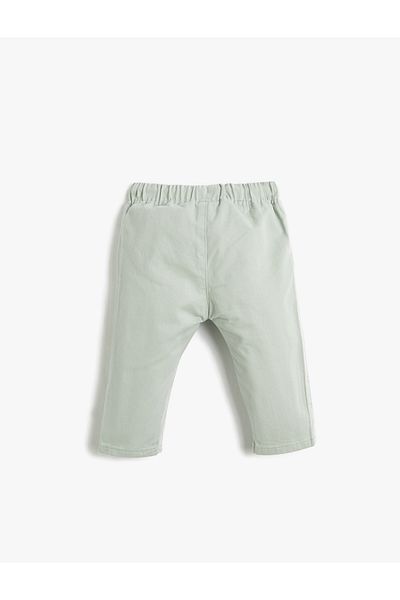 Koton 3smb40073tw Boy Canvas Trousers Green