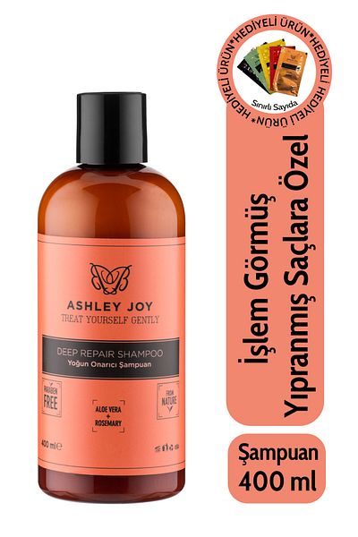 ASHLEY JOY Intensive Repair Shampoo with Rosemary Special for Damaged Hair 400 ml