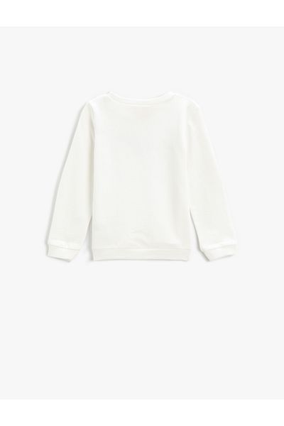 Koton Ataturk Signature Printed Sweatshirt Cotton
