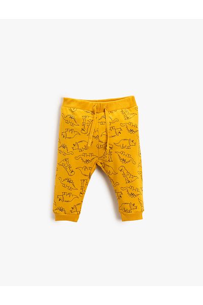 Koton Pantaloni de trening din bumbac cu imprimeu dinosaur