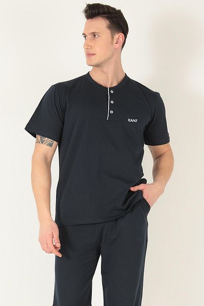 Kanz Set de 3 piese pentru bărbați, din bumbac natural moale