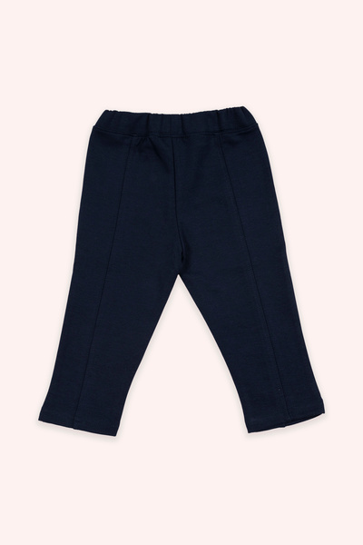 Panço Kız Bebek Beli Lastikli Lacivert Pantolon
