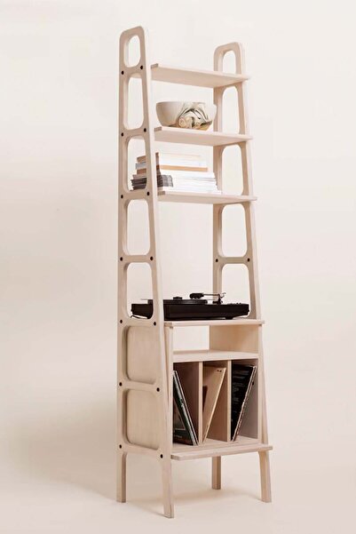 Woodesk Pierre, Ahşap Kitaplık Ve Raf Ünitesi, 190x50