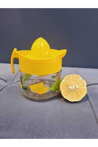 Titiz Titız Glass Lemon Chopper - Yellow