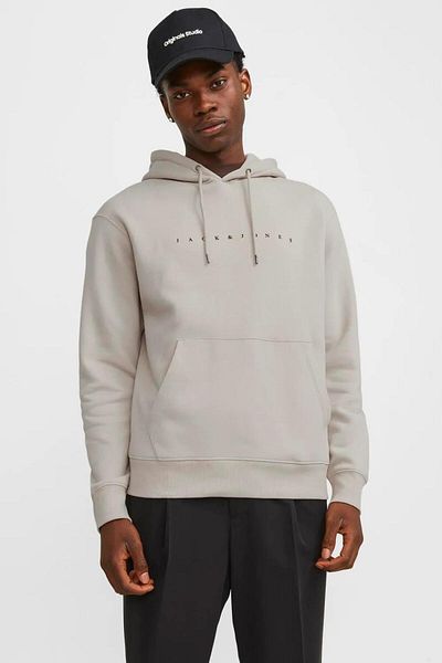 Jack & Jones JJESTAR JJ СУИТШЪР С КАЧУЛКА 12233972 TAŞ