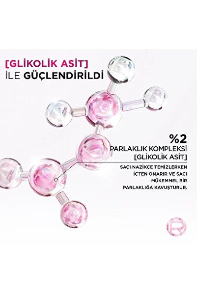 ELSEVE Glycolic Gloss Mükemmel Parlaklık Şampuan 200ml + Glycolic Gloss Pürüzsüzleştirici Saç Kremi