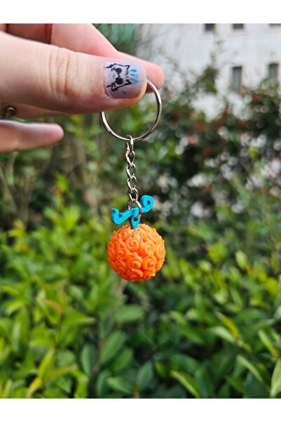 PearlDino Anime one piece ace mera mera no mi devil fruit anahtarlık