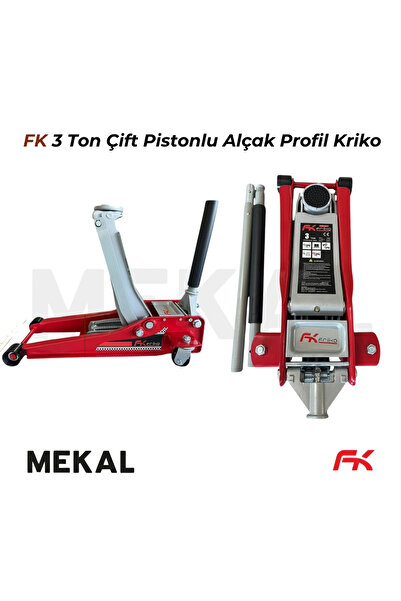 FK Friko 3 Ton Alçak Şase Arabalı Kriko