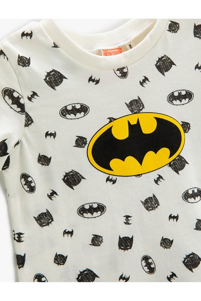 Koton Batman T-Shirt Printed Licensed Short Sleeve Crew Neck