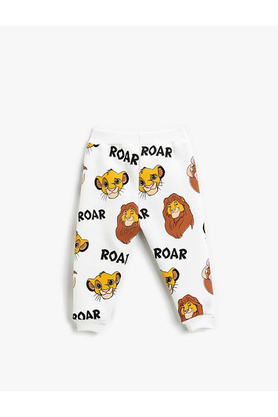 Koton Licensed Lion King Printed Raised Sweatpants
