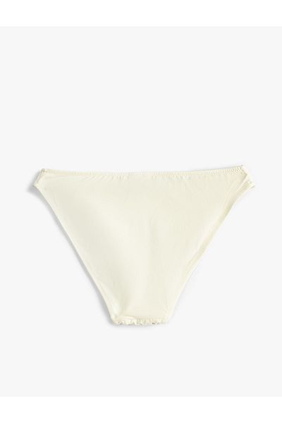 Koton Bikini Bottom V Cut Normal Waist Shiny Stone κεντημένο
