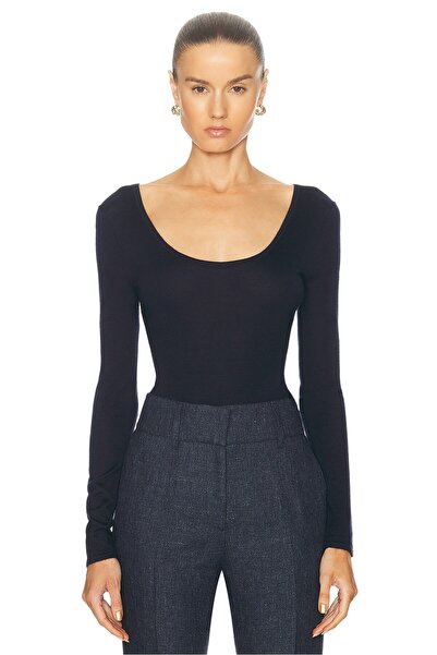 By Kul Design Women's U Neck Jarse Double Layer Bodysuit