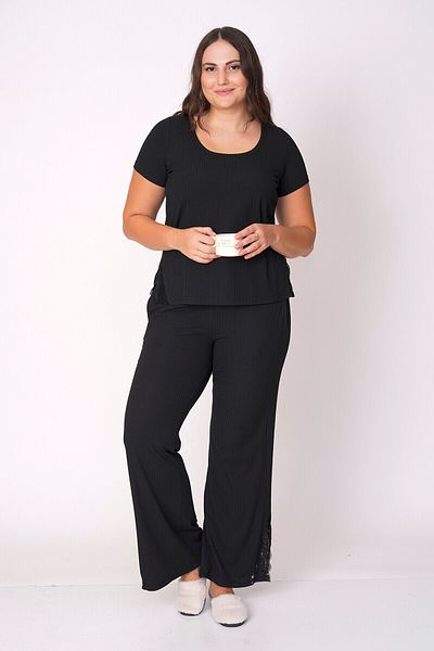 Büyük Moda Lace Detailed Pajamas Set