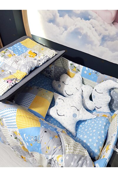Baby Clime 70X120 Baby Sleeping Set - Without Mosquito Net - Cute Animals (Excluding Park Crib)