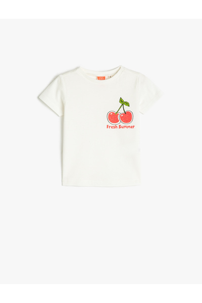 Koton Κεράσι με στάμπα Tsh Ss