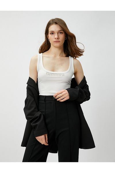 Koton Athlete with Beaded Collar