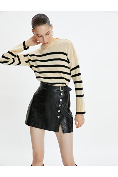 Koton Tricotaj Pulover mânecă lungă Decolteu Crew