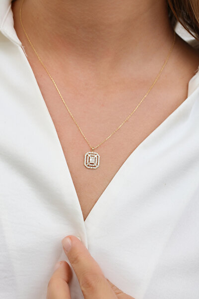 Altınkesesi 8 Ayar Altın Baget Uçlu Kolye