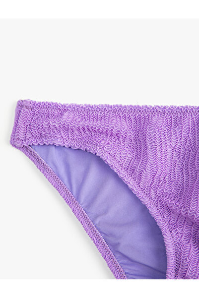 Koton Bikini Bottom Textured Normal Waist