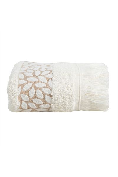 Mudo Home LUCA LEAF 30x50 Jacquard Hand Towel