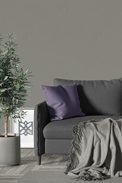 MARİTSA غطاء وسادة مخملي أرجواني - مقاس 40 × 40 سم