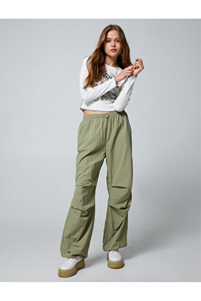 Koton Uzun Kollu Tişört Baskılı Bisiklet Yaka Fitilli