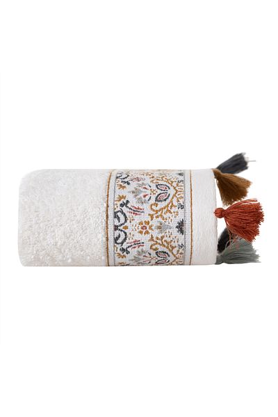 Mudo Home CARMEN 30x50 Tasseled Hand Towel