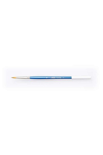 Pebeo Series 111 Round Brush Gold Synthetic Bristle No5