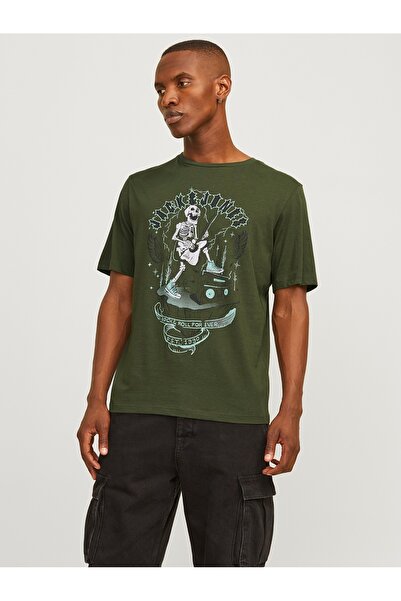 Jack & Jones JACK JONES Muška majica sa printom kostura 12256782