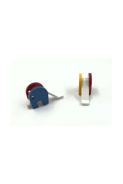 Jordania 150 Scale Elephant Park Slide - 2 Pieces Nfpk1050