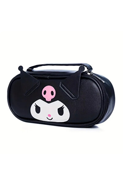 bundle island Trusa de creioane pentru copii neagră cu figurină Kuromi - K1005